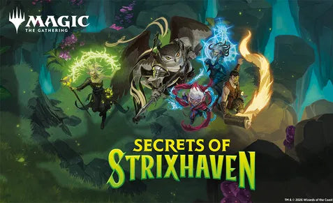 Magic: The Gathering fantasy artwork featuring colourful characters and magical effects