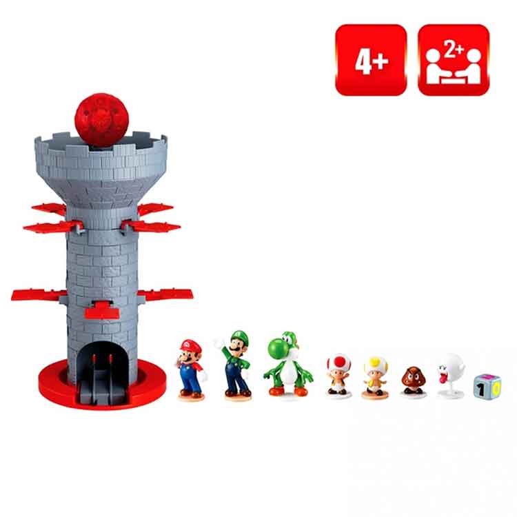 Super Mario Blow Up! Shaky Tower Game