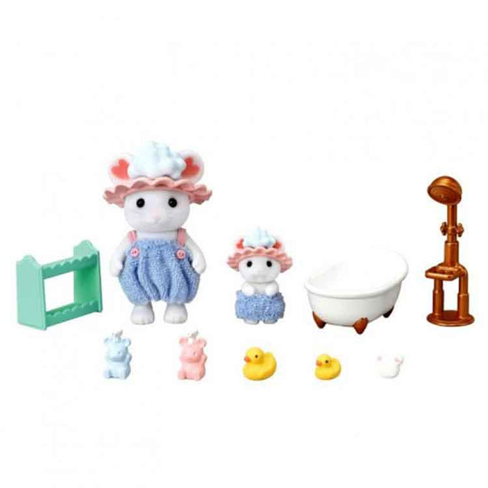 Sylvanian Families - Bath Time Bubble Siblings