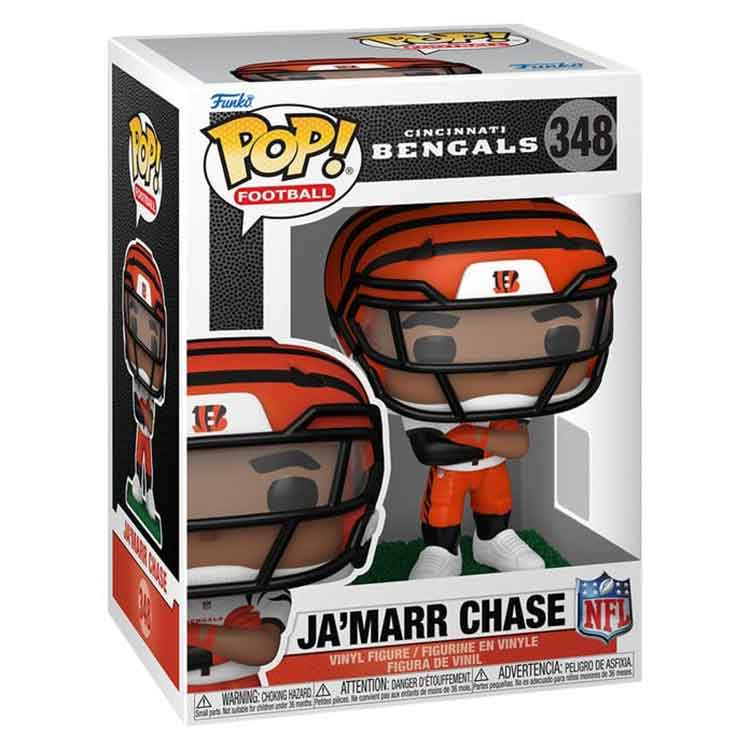 Funko NFL POP! Vinyl Figure : Bengals - Ja'Marr Chase (clear visor)