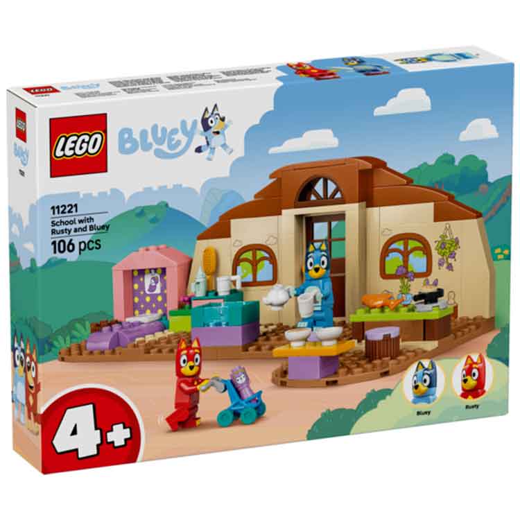 LEGO 11221 School with Rusty and Bluey