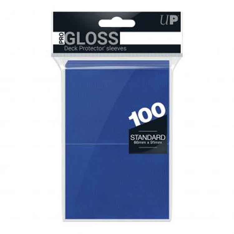 PRO-Gloss Standard Card Sleeves: Blue (100)