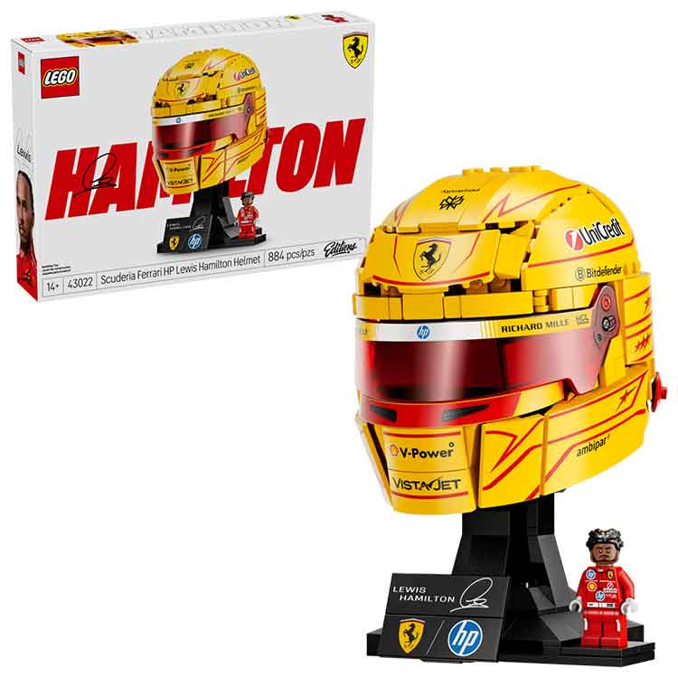 LEGO 43022 Scuderia Ferrari HP Lewis Hamilton Helmet