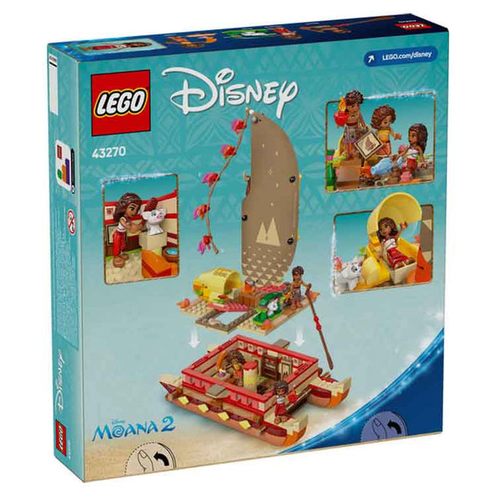 LEGO 43270 Moana's Adventure Canoe