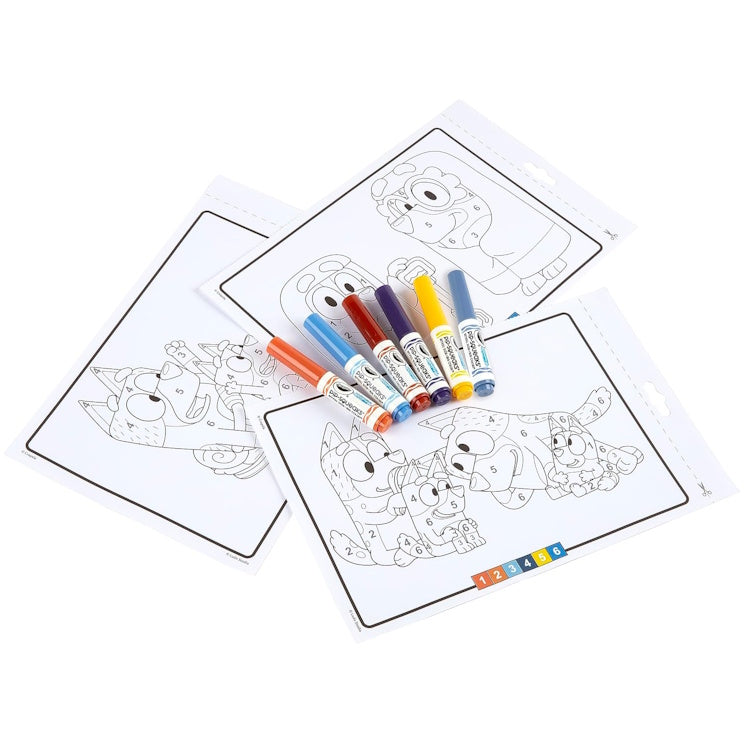 Crayola Colour by Numbers - Bluey