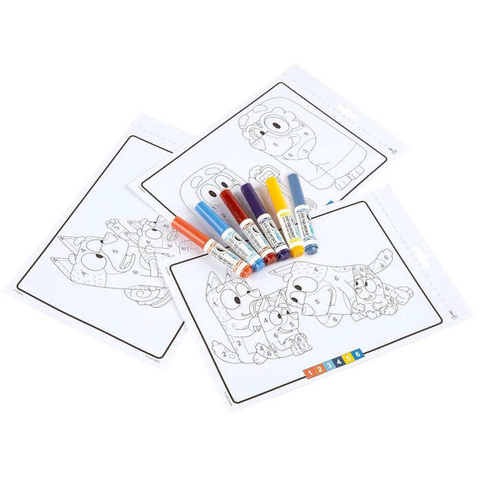 Crayola Colour by Numbers - Bluey