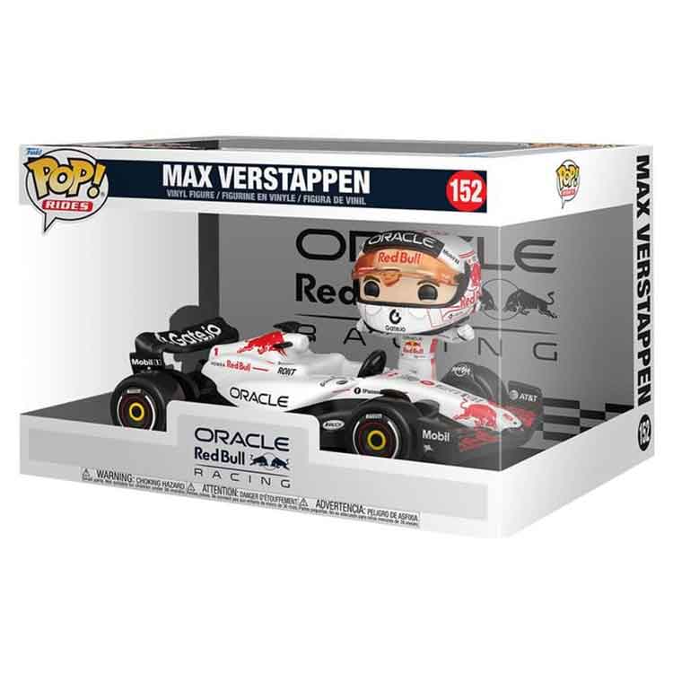 Funko Formula 1 POP! Rides Super Deluxe Vinyl Figure Max Verstappen (White)