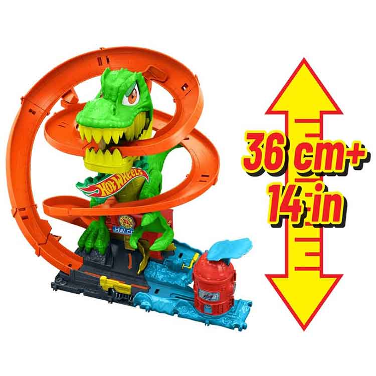 Hot Wheels City T-Rex Fire Station