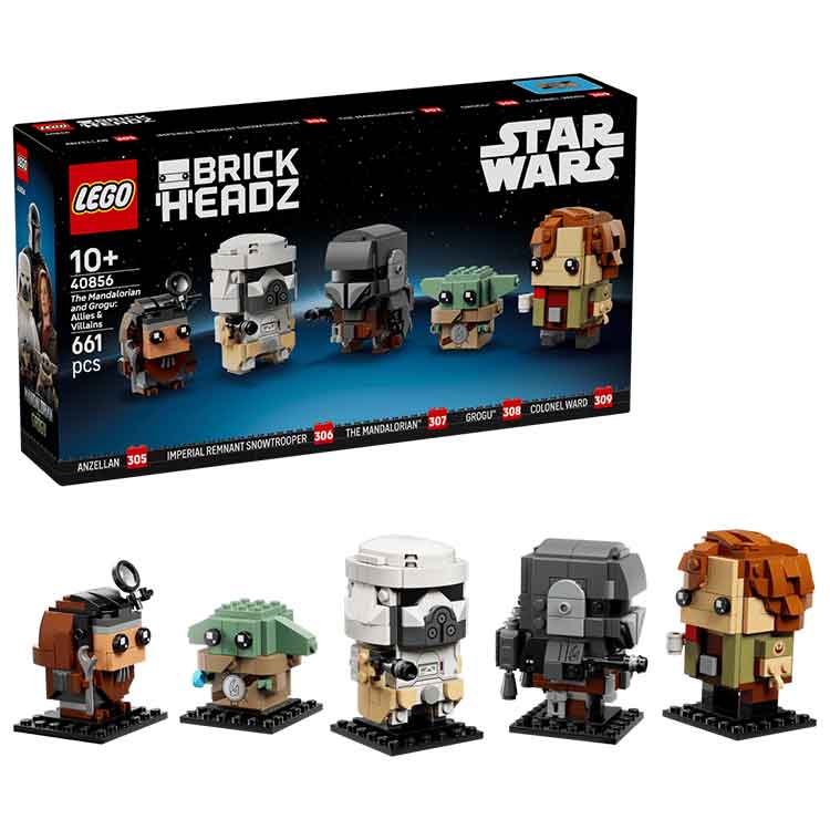 LEGO 40856 The Mandalorian and Grogu: Allies & Villains