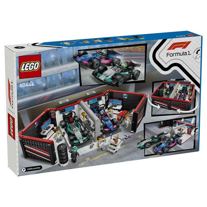 LEGO 60444 F1 Garage & Mercedes-AMG & Alpine Cars