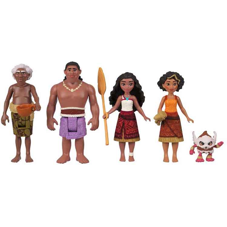 Moanas Canoe Crew Playset