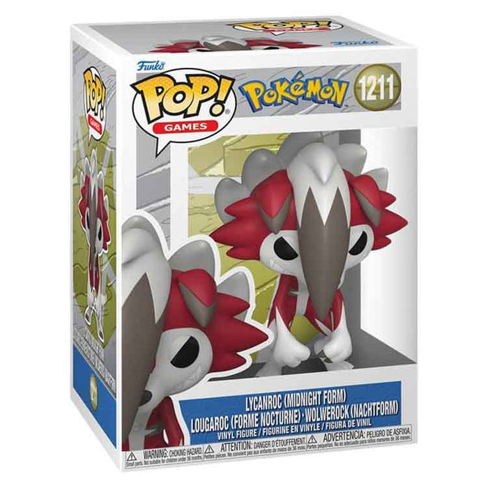 Funko Pokémon POP! Games Vinyl Figure Lycanroc (Midnight)