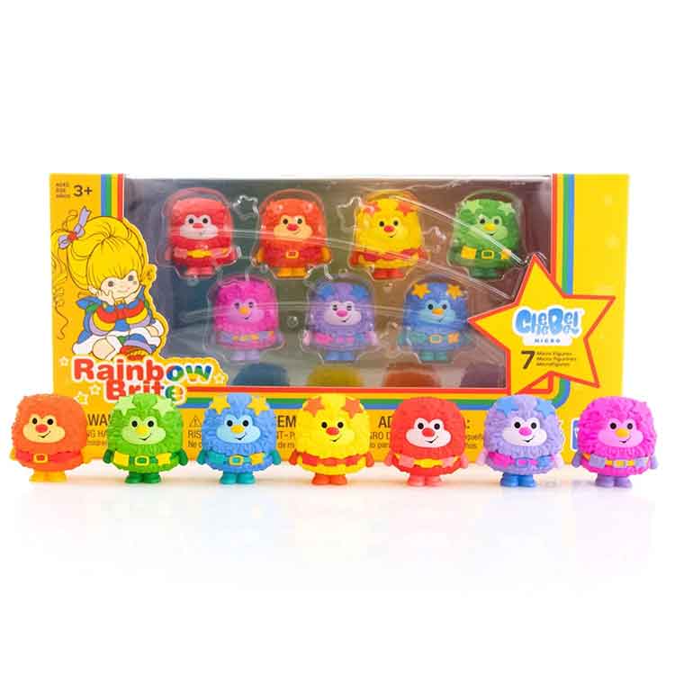 Rainbow Brite CheeBee Colour Sprites 1 1/2-Inch Mini-Figure 7-Pack Collector Set - SDCC 2024 Exclusive
