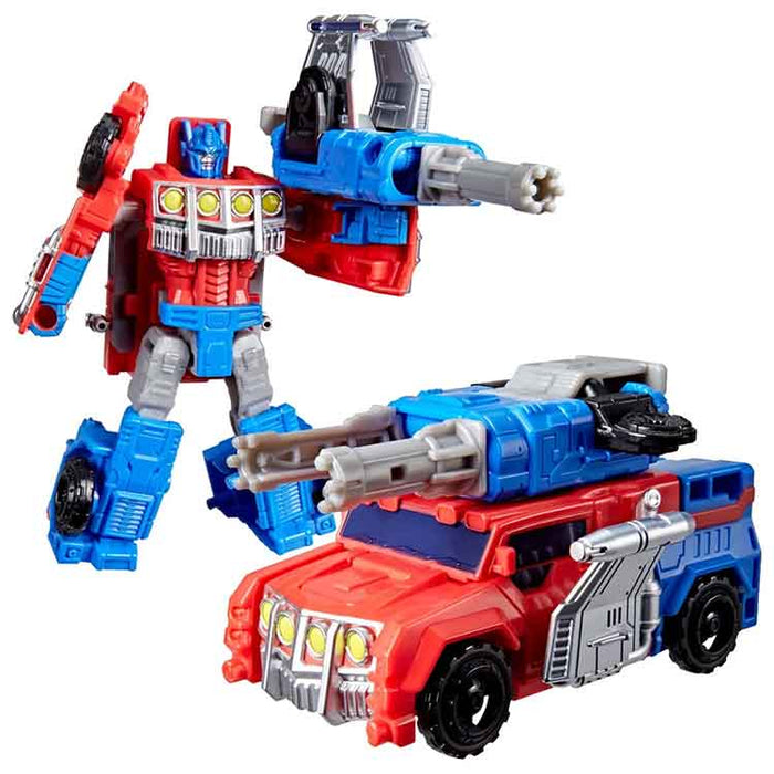 Transformers Cyberworld Offroad Optimus Prime Cyber Changers 4-Inch Action Figure