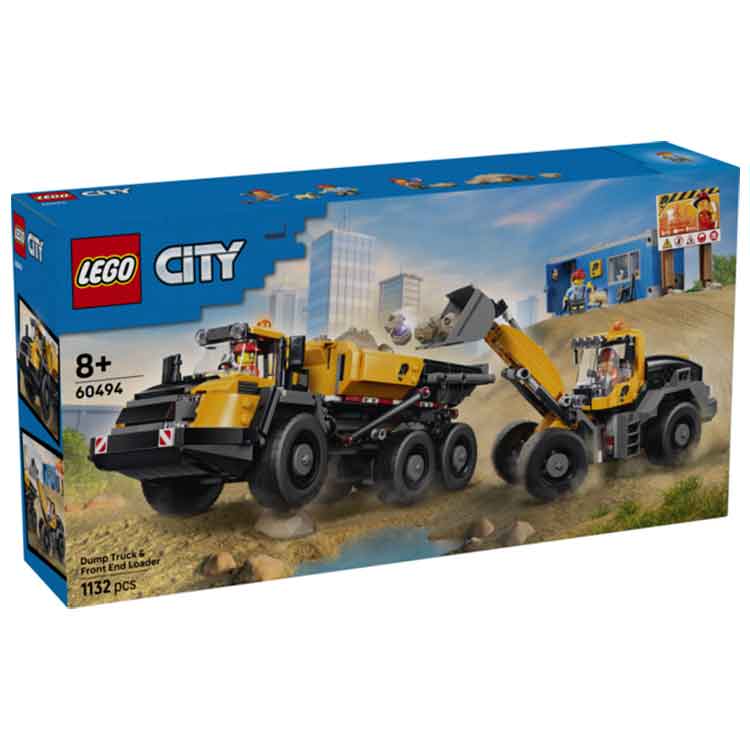 LEGO 60494 Dump Truck & Front End Loader
