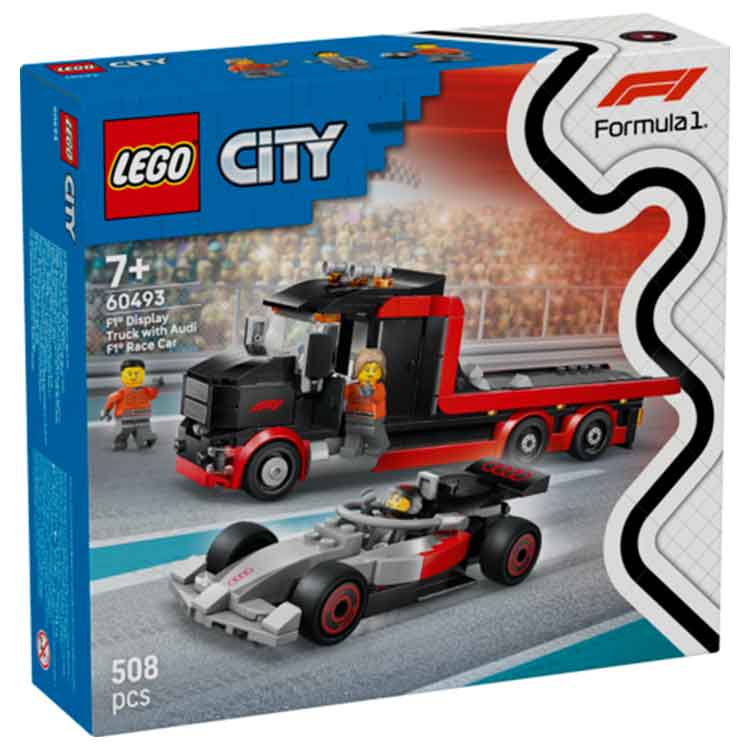 LEGO 60493 F1 Display Truck with Audi F1 Race Car