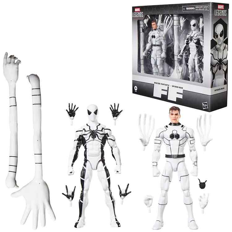 Marvel Legends Series Future Foundation Mister Fantastic & Spider-Man 6-Inch Action Figures
