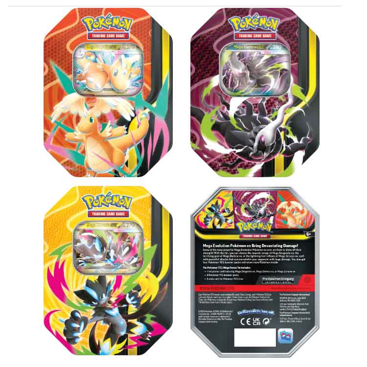 Pokémon TCG: Mega Forces Tin - Assorted