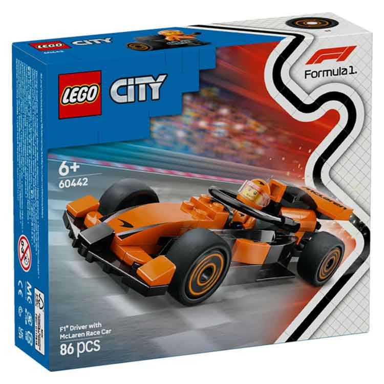 LEGO 60442 F1 Driver with McLaren Race