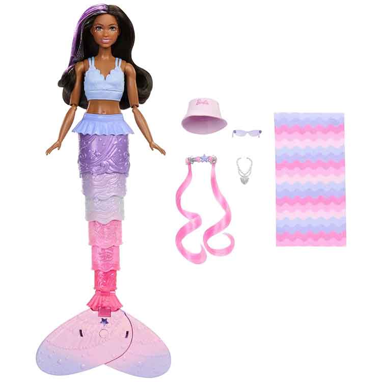 Barbie Fantasy Barbie in a Mermaid Tale Adventure Swim & Surf Brooklyn Doll