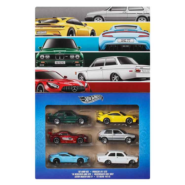 Hot Wheels Silver Series Euro Vehicle Multipack