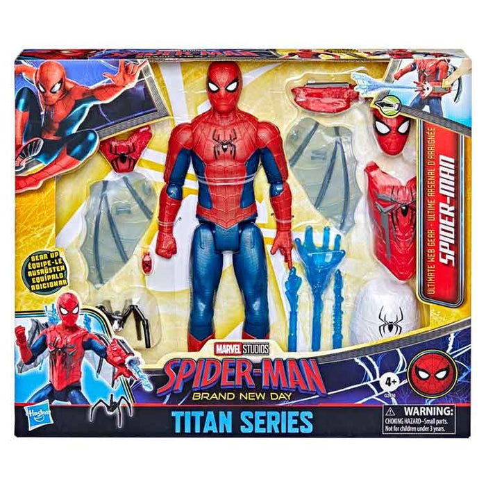 Spider-Man Ultimate Web Gear Titan Series Figure Brand New Day