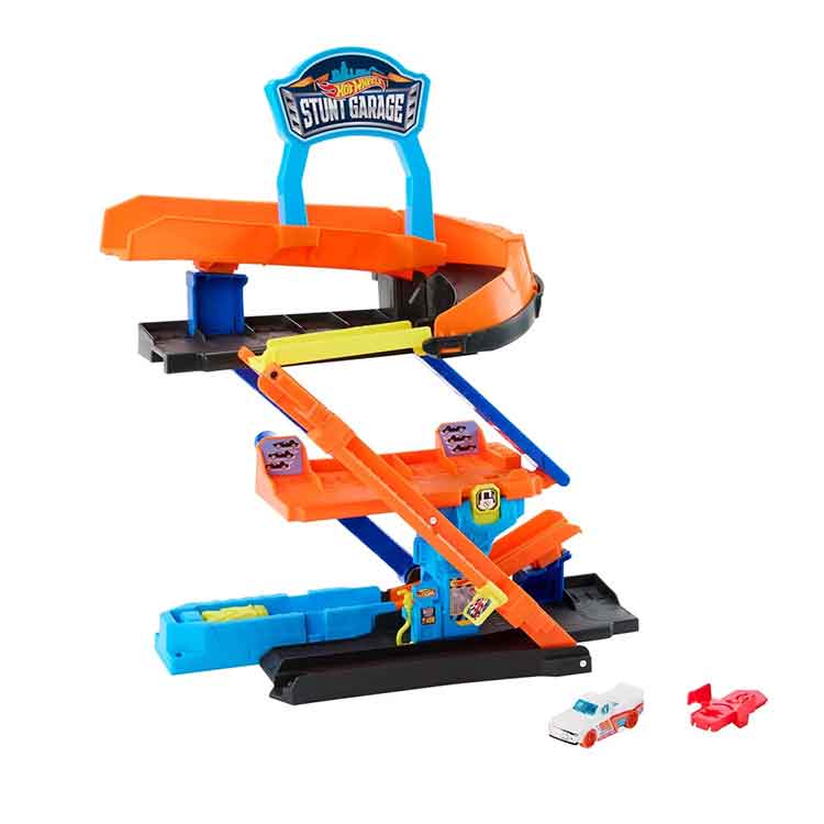 Hot Wheels City Stunt Garage Playset