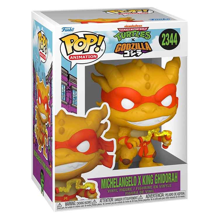 Funko Godzilla x Turtles POP! Animation Vinyl Figure Michelangelo X Ghidorah