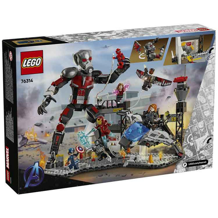 LEGO 76314 Captain America: Civil War Action Battle