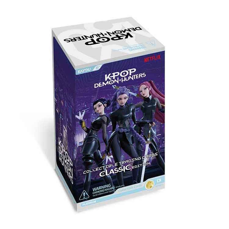 KPop Demon Hunters-Collectible Trading Cards-Classic Edition Bundle (5 packs)-001
