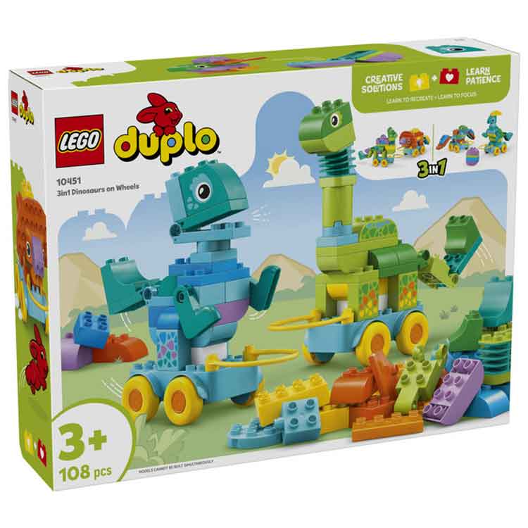 LEGO 10451 3in1 Dinosaurs on Wheels