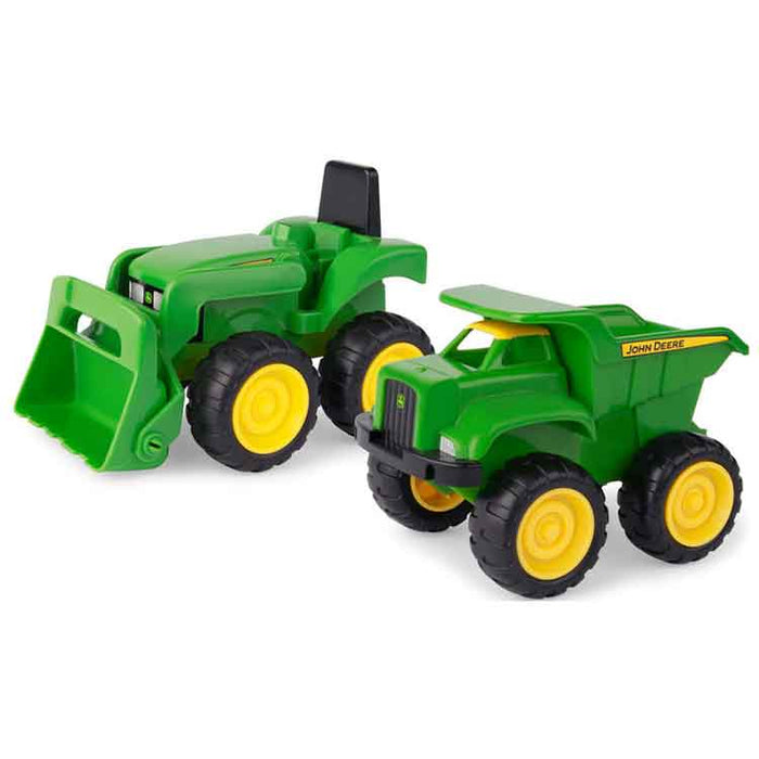 John Deere Mini Sandbox Tractor and Dump Truck Set