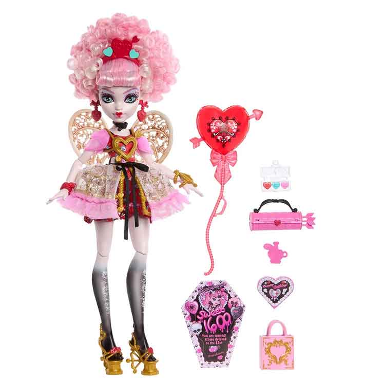 Monster High Cupid Asteria Scary Sweet Birthday Doll