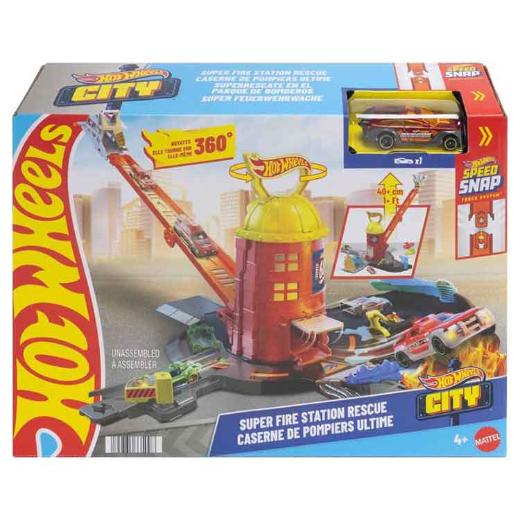Hot Wheels City Super Fire Station Rescue