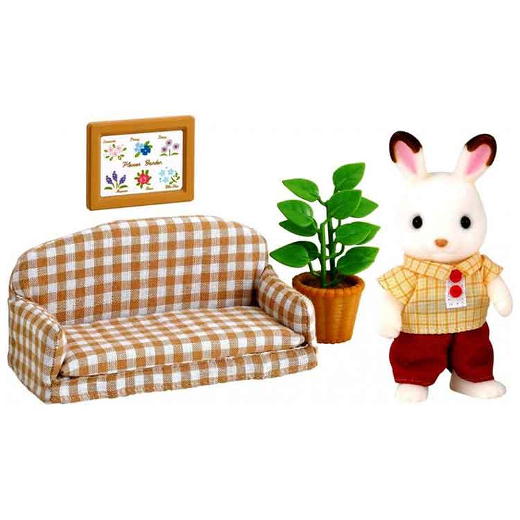 Sylvanian Families - Chocolate Rabbit Father Set