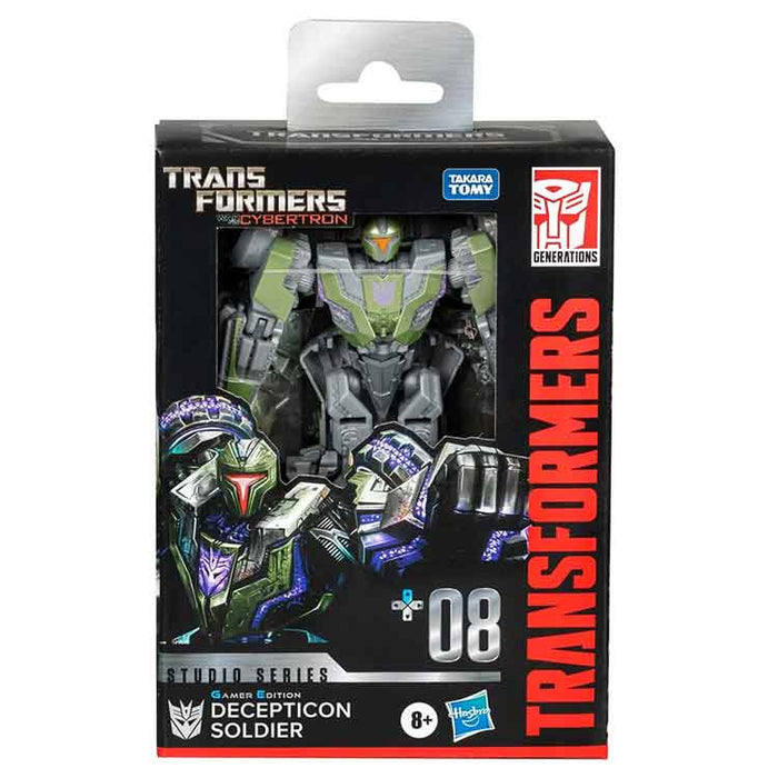 Transformers Studio Series Deluxe 08 Transformers: War for Cybertron Gamer Edition Decepticon Soldier