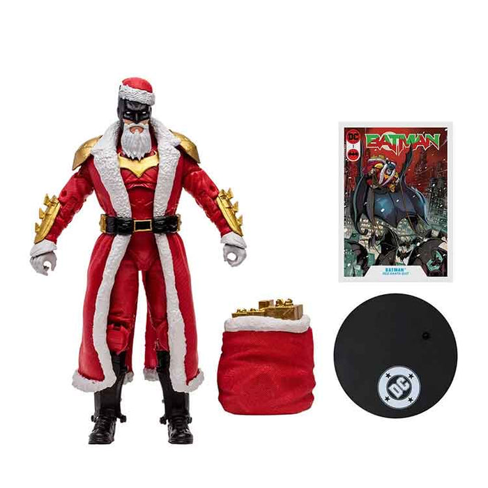 DC Multiverse McFarlane Vault Collection Wave 3 Batman Red Santa Suit 7-Inch Scale Action Figure