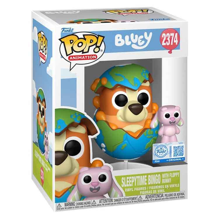 Funko Bluey POP! & Buddy Vinyl Figure Sleepytime Bingo with Floppy Bunny
