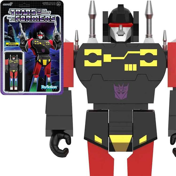 Transformers Rumble (Red) 3 3/4-Inch ReAction Figure