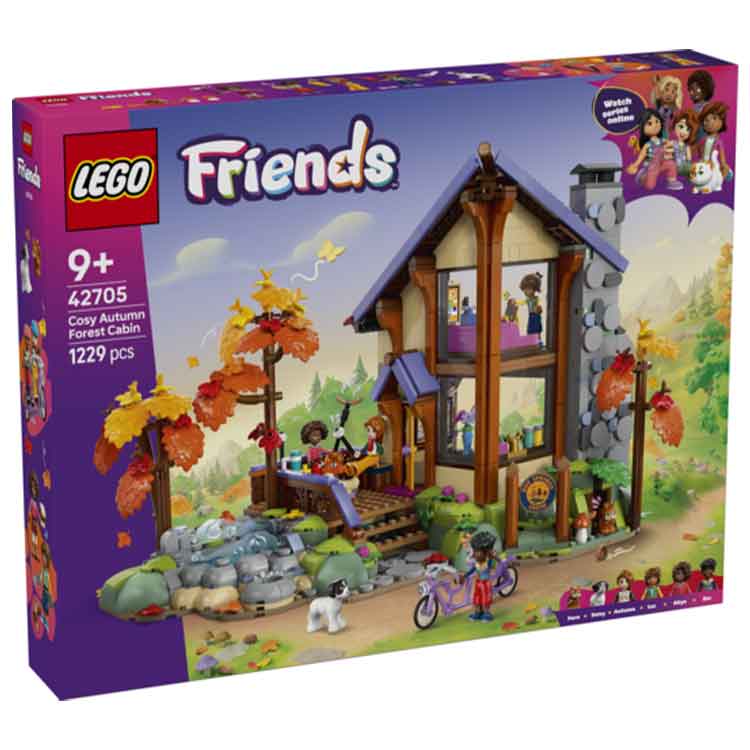 LEGO 42705 Cozy Fall Forest Cabin