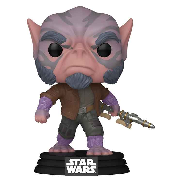 Funko Star Wars: The Mandalorian and Grogu POP! Vinyl Bobblehead Figure Zeb Orrelios