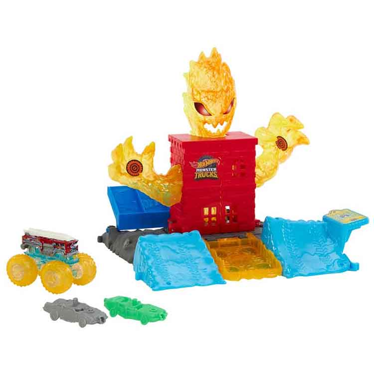 Hot Wheels - Monster Trucks Power Smashers 5 Alarm Torch Tower Takedown