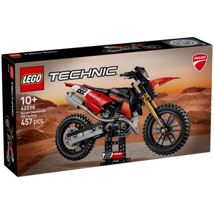 LEGO 42238 Ducati Desmo450 MX Factory Motorcycle