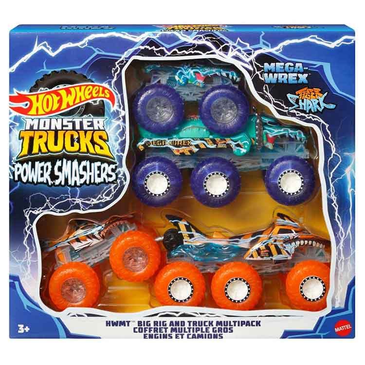 Hot Wheels - Monster Truck 1:64 Power Smashers Trucks & Big Rig