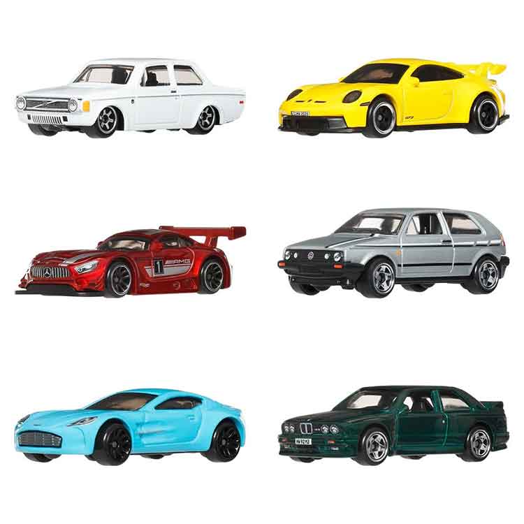Hot Wheels Silver Series Euro Vehicle Multipack