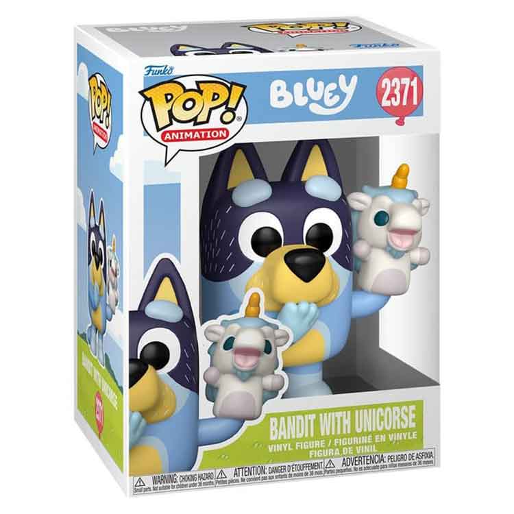 Funko Bluey POP! Games Vinyl Figure Bandit With Unicourse