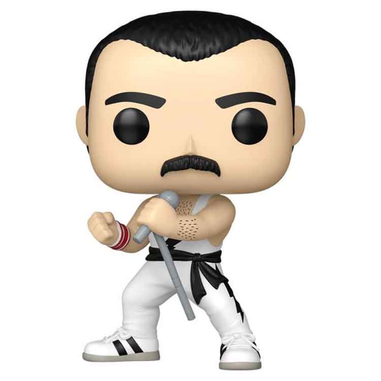 Funko Queen POP! Rocks Vinyl Figure Freddie Mercury (White Singlet)