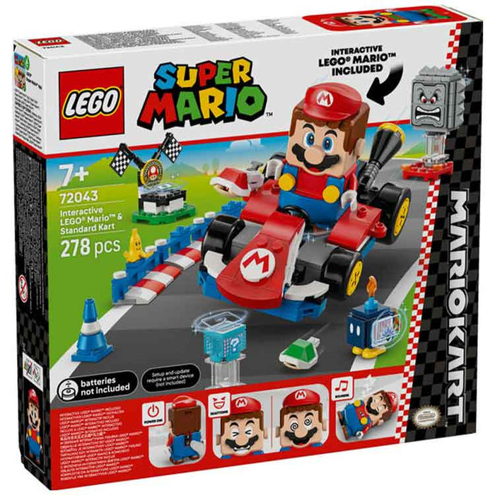 LEGO 72043 Mario Kart™ – Interactive LEGO Mario & Standard Cart