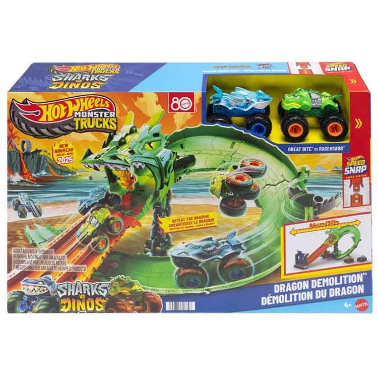 Hot Wheels Monster Trucks Dragon Demolition