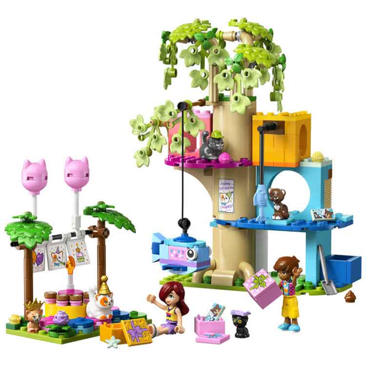 LEGO 42666 Cat Birthday Party & Tree House
